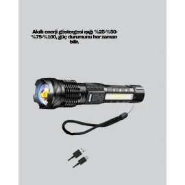 Outdoor Ve Acil Durum İçin Güçlü Led El Feneri