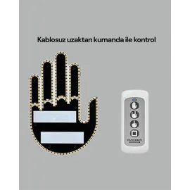 Aracınız İçin Eğlenceli Ve Güvenli İletişim: Led Jest Lambası, Uzaktan Kumandalı, Kolay Montaj