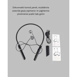 Bluetooth 5.0 Anc Kulaklık – Dokunmatik Kontrol, Kristal Netliğinde Mikrofonlu
