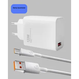120 Watt Ultra Hızlı Şarj Seti Realme 7 8 9 Pro Uyumlu