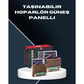 Çok Fonksiyonlu Solar Radyo Bluetooth Usb Sd Kartlı Taşınabilir Hoparlör