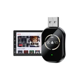 Kablosuz Carplay Ve Android Auto Adaptörü Tak Çalıştır Kullanım