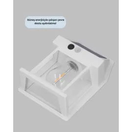 1800 Mah Pilli Solar Duvar Aydınlatma