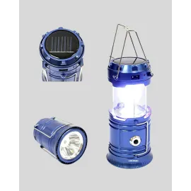 Solar Kamp Lambası Kızak Sistemli Şarjlı Taşınabilir Doğa Yürüyüşü Işığı