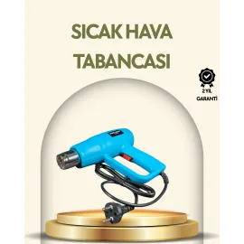 2000W Profesyonel 2 Kademeli Isı Tabancası Sıcak Hava Üfleme