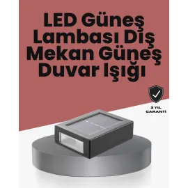 Bahçe Ve Balkon İçin Güneş Enerjili Lamba