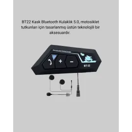 Motosiklet Kask Kulaklığı Bluetooth 5.0 Gürültü Önleme Ve Hızlı Bağlantı
