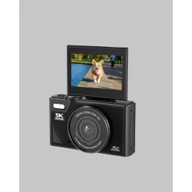 Taşınabilir Dijital Kamera 5K 75MP Stabilizasyonlu 18x Zoom Otofokus