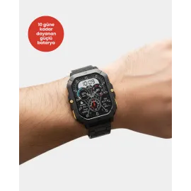 3 Kordonlu Akıllı Saat Uzun Pil Süreli