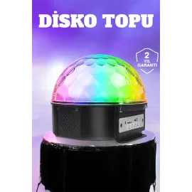 Kompakt Tasarımlı, Telefon Kontrollü Disko Topu Işıkları