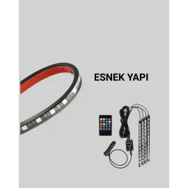 Kumandalı Araç Led Şerit Işıklar