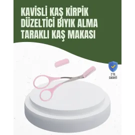 Hassas Kesim İçin Kavisli Yüz Bakım Makası