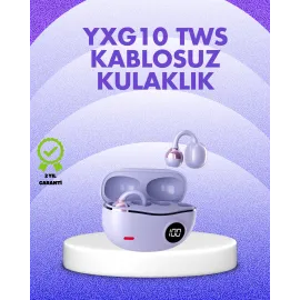 Yxg10 Kablosuz Kulaklık – Bluetooth 5.4, Dokunmatik, Led Ekranlı Şarj Kutusu