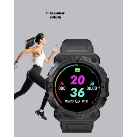 Spor Akıllı Saat – Nabız Ölçer, Adım Sayar Ve Hareketsizlik Hatırlatıcılı