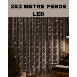 3x3 LED Şelale Perde Işık Kutlama ve Dekor Aydınlatması