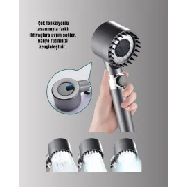 Aç Kapa Tuşlu Filtreli Duş Başlığı Yeni Nesil Tasarım