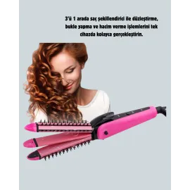 Hızlı Isınan Saç Maşası Ve Düzleştirici | Çift Fonksiyonlu