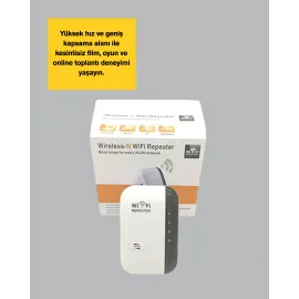 2.4GHz WiFi Tekrarlayıcı Router – WPS Destekli Kablosuz Ağ Genişletici