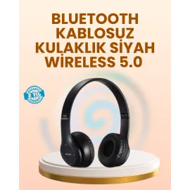 Ayarlanabilir Baş Bandı ve Yumuşak Kulak Yastıklı Bluetooth Kulaklık