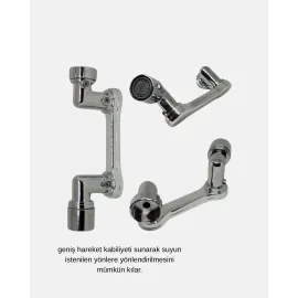 Dönebilir Musluk Başlığı – Lavabo Temizliği ve El-Yüz Yıkamada Maksimum Rahatlık