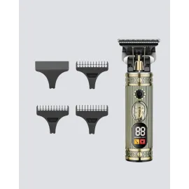 T Bıçaklı Profesyonel Saç ve Sakal Düzeltici – 8 Kılavuz Tarağı, 2’si 1 Arada Burun ve Sakal Trimmer