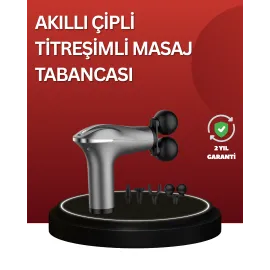 Çok Fonksiyonlu 4 Başlıklı Şarjlı Masaj Aleti Kas Ağrısı Rahatlatıcı