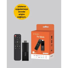 Wifi Ve Bluetooth Destekli Android Tv Dönüştürücü Stick