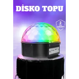 Kompakt Tasarımlı, Telefon Kontrollü Disko Topu Işıkları