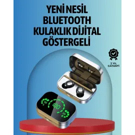 Akıllı Dijital Ekranlı Tws Kulaklık – Uzun Pil Ömrü, Stabil Bağlantı