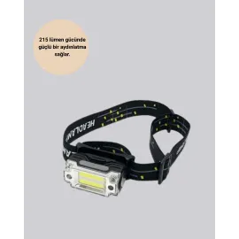 Kafa Lambası Led Fener Pratik Taşınabilir Ayarlanabilir Usb Şarjlı