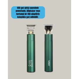 Ergonomik Tasarımlı Dayanıklı Metal Gövdeli Saç Kesme Makinesi