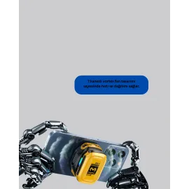 Manyetik Montajlı Dijital Ekranlı Telefon Soğutucu