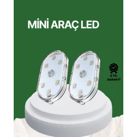 Dokunmatik Sensörlü Şarjlı Araç İçi Ambiyans Aydınlatma