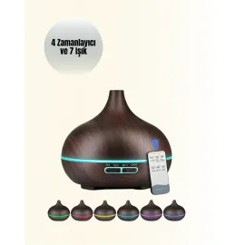 550 Ml Kapasiteli Ultrasonik Difüzör – Yağsız Nemlendirici Kullanımıyla Uyumlu