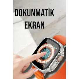 Bluetooth Bağlantılı 49Mm Dokunmatik Akıllı Saat Sağlık Ve Spor Takip Özellikli