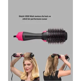 1200W Fön Tarağı – 3 Isı Ayarı, Negatif İyonlu, Hızlı Ve Pürüzsüz Sonuç