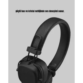 Bluetooth Kablosuz Kulak Üstü Kulaklık Katlanabilir Konforlu ve Şık Tasarımlı