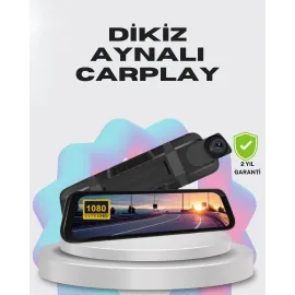 1080P Çift Kameralı Dokunmatik Dikiz Aynası G Sensörlü