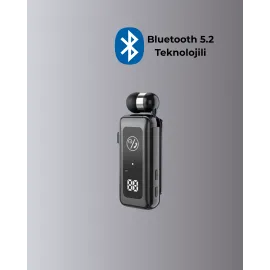 Mikrosd Kartlı, Titreşimli Uyarılı Bluetooth 5.2 Kulaklık