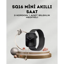 Sq-16 Mini Series 10 – Dokunmatik Akıllı Saat | Kalp Ritmi, Spo2, Uyku Takibi