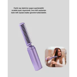 Ayarlanabilir Isı Kontrollü Saç Şekillendirici – İnce ve Kalın Tellere Uyumlu