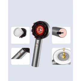 Şarjlı Saç Derisi Masaj Cihazı Kırmızı Işık Ve 3D Tarak Dişli