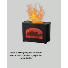 Aromaterapi Destekli Ultrasonik Nemlendirici Usb Bağlantılı Sessiz Model