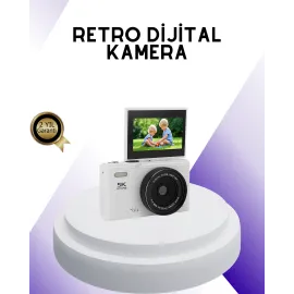 5K UHD Dijital Kamera WiFi Bağlantılı Otofokus 18x Zoom Taşınabilir