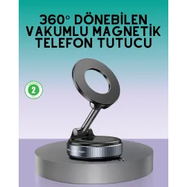 360 Derece Ayarlanabilir Manyetik Araç Telefon Standı