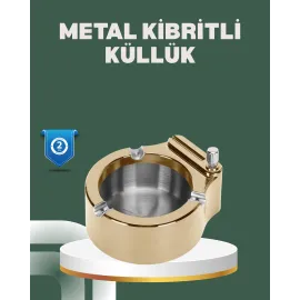 Yeniden Doldurulabilir Çakmaklı Küllük Dayanıklı Yapı