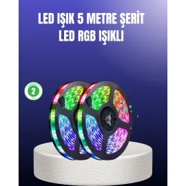 Enerji Tasarruflu RGB Şerit LED 5 Metre
