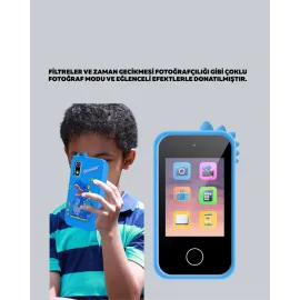 Çocuklara Özel Dijital Kamera – Yaratıcı Fotoğraf Modları ve Eğlenceli Efektlerle Eğitici Deneyim