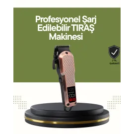 Şarjlı Saç Kesme Makinesi – 4 Kademeli Ayar, Lcd Ekran Ve Hızlı Şarj Desteği