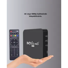 4K Ultra Hd Tv Box – 2Gb Ram, 16Gb Hafıza, Android Akıllı Medya Oynatıcı